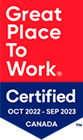 Great Place to Work Certified Oct 2022 - Sep 2023 Canada