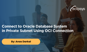 Connect to Oracle Database System in Private Subnet Using OCI Connection