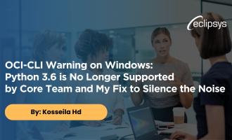 OCI CLI Warning on Windows Python 3.6 is No Longer Supported by Core Team and My Fix to Silence the Noise