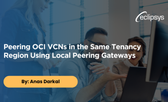 Peering OCI VCNs in the Same Tenancy Region Using Local Peering Gateways