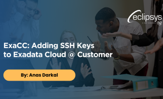ExaCC Adding SSH Keys to Exadata Cloud @ Customer