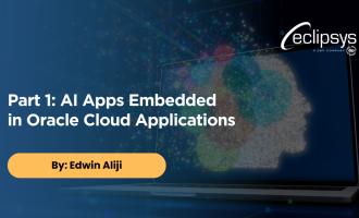 Part 1 AI Apps Embedded in Oracle Cloud Applications
